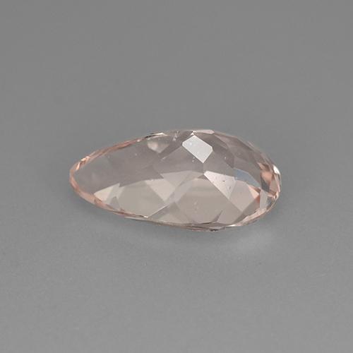2.38캐럿 천연 플라밍고 핑크 모가나이트, 배 모양, 11.8×7.1 mm, VVS-VS