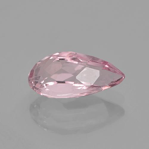 2.52캐럿 천연 라이트 핑크 모가나이트, 배 모양, 12.1×6.5 mm, VS