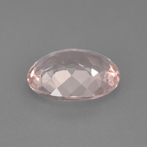 2.87캐럿 천연 라이트 핑크 모가나이트, 타원형 컷, 11.2×8.8 mm, VS