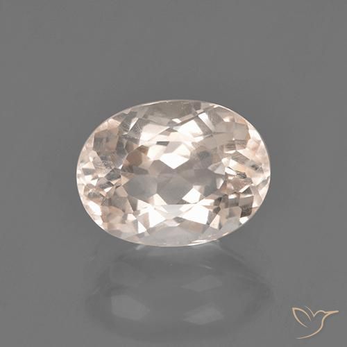 2.54ct 자연스러운 미디엄 핑크 모르가나이트, 타원형, VS