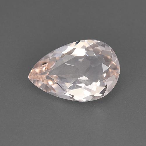 1.43캐럿 천연 플라밍고 핑크 모가나이트, 배 모양, 10×6.6 mm, VVS-VS