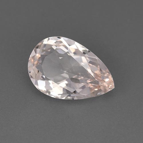 1.43캐럿 천연 플라밍고 핑크 모가나이트, 배 모양, 10×6.6 mm, VVS-VS