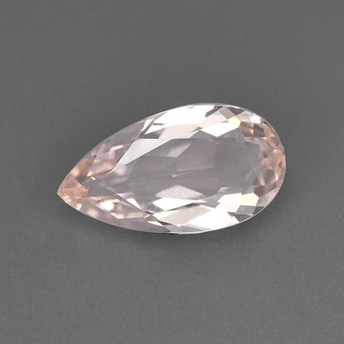 1.11캐럿 천연 플라밍고 핑크 모가나이트, 배 모양, 10.1×5.6 mm, VVS-VS
