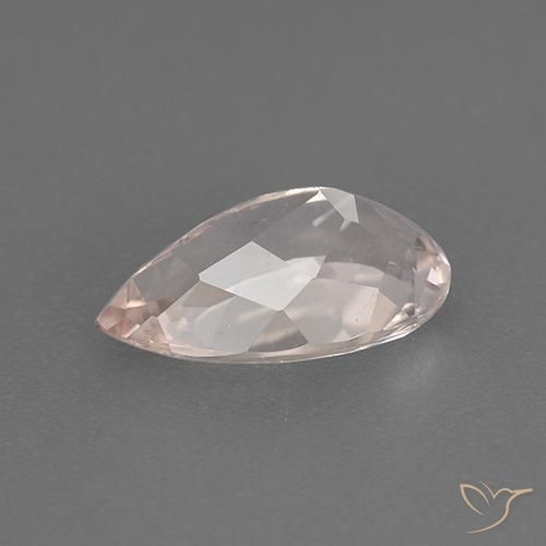 1.60캐럿 천연 매우 밝은 분홍색 모르가나이트, 배 모양, VVS-VS