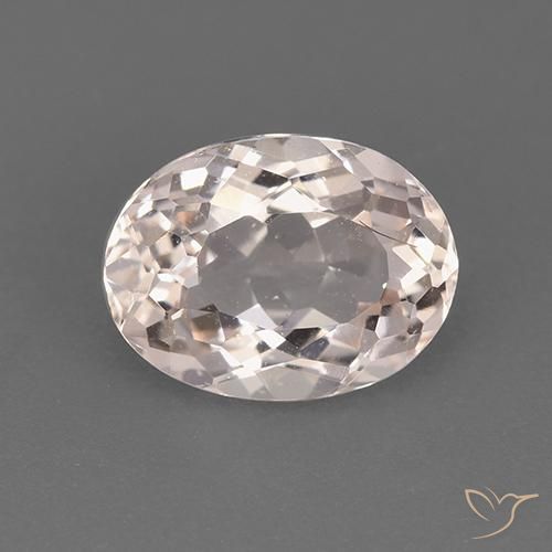 1.76ct 자연스러운 새먼 핑크 모르가나이트, 타원형, VS