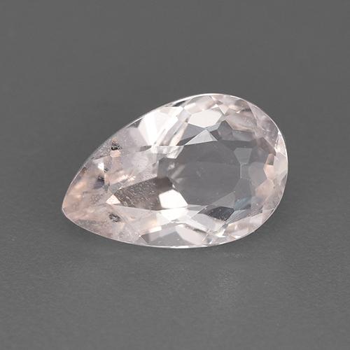 1.13캐럿 천연 플라밍고 핑크 모가나이트, 배 모양, 9.3×6 mm, VS