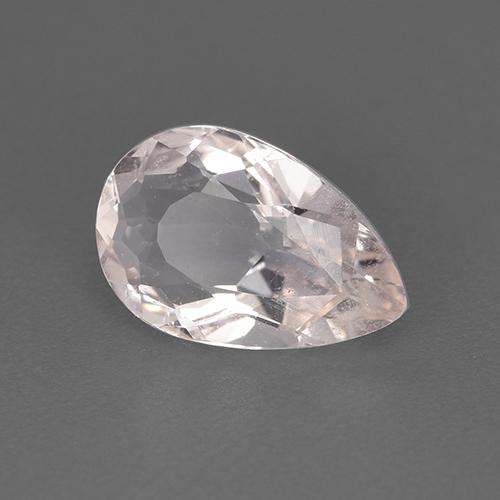1.13캐럿 천연 플라밍고 핑크 모가나이트, 배 모양, 9.3×6 mm, VS