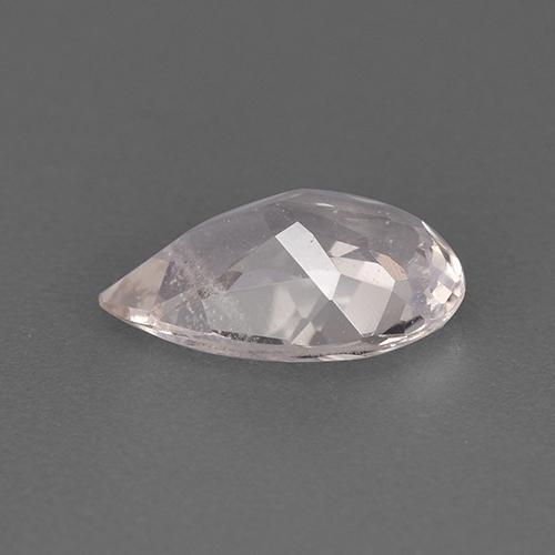 1.13캐럿 천연 플라밍고 핑크 모가나이트, 배 모양, 9.3×6 mm, VS