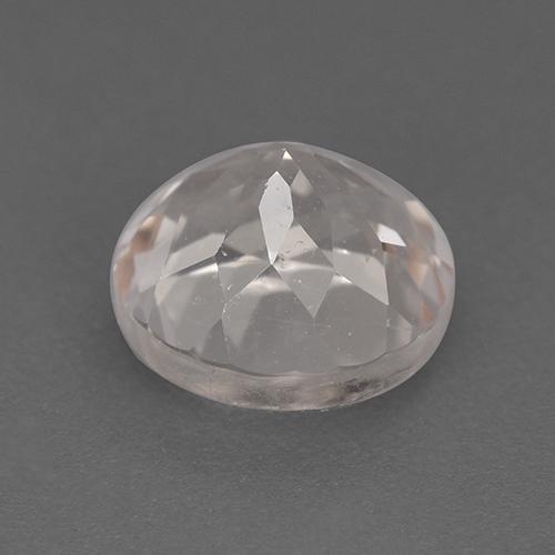 1.37캐럿 천연 새먼 핑크 모르가나이트, 라운드 컷, VVS-VS
