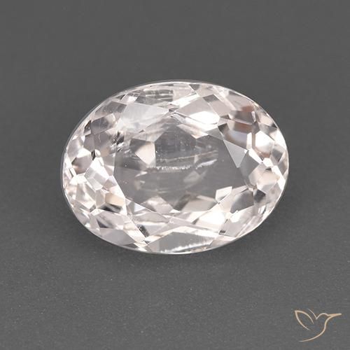 1.21ct 자연스러운 라이트 핑크 모르가나이트, 타원형, VVS-VS