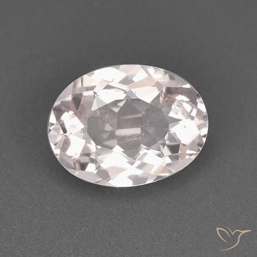 1.30ct 자연스러운 라이트 핑크 모르가나이트, 타원형, VS