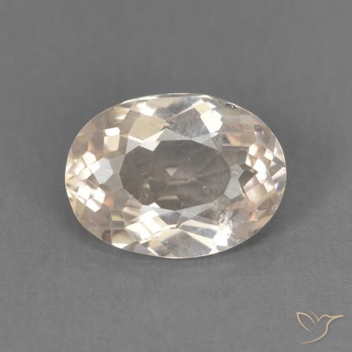 1.50ct 자연스러운 미디엄 핑크 모르가나이트, 타원형, VS