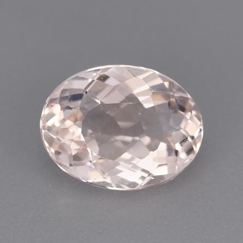 2.02캐럿 천연 플라밍고 핑크 모가나이트, 타원형 컷, 9.5×7.3 mm, VVS-VS
