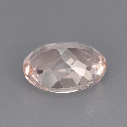 2.02캐럿 천연 플라밍고 핑크 모가나이트, 타원형 컷, 9.5×7.3 mm, VVS-VS