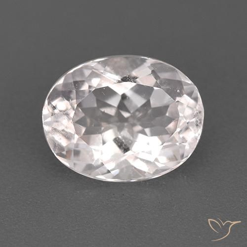 1.20ct 자연스러운 라이트 핑크 모르가나이트, 타원형, VS