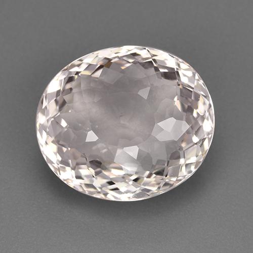 7.46캐럿 천연 라이트 핑크 모가나이트, 타원형 컷, 13.5×11.8 mm, VVS-VS