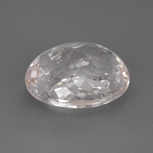 7.46캐럿 천연 라이트 핑크 모가나이트, 타원형 컷, 13.5×11.8 mm, VVS-VS