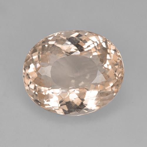 5.42캐럿 천연 미디엄 핑크 모가나이트, 타원형 컷, 12.3×10.4 mm, VS