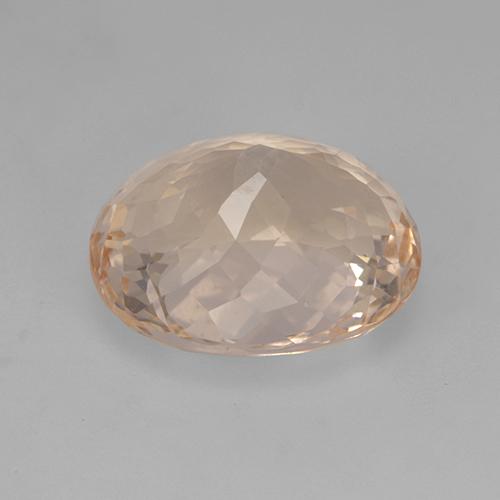 5.42캐럿 천연 미디엄 핑크 모가나이트, 타원형 컷, 12.3×10.4 mm, VS