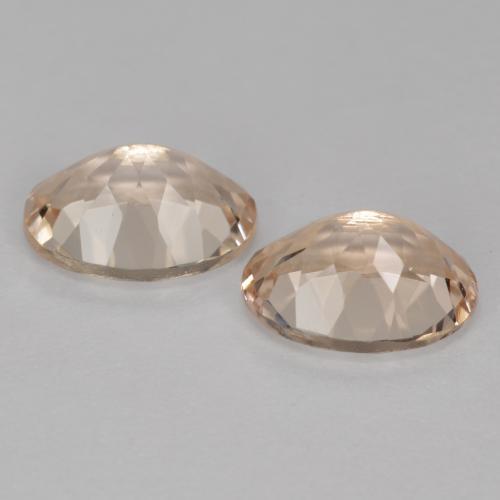 2.33캐럿 천연 미디엄 핑크 모가나이트 보석, 타원형 컷, 8.1×6 mm, VVS-VS