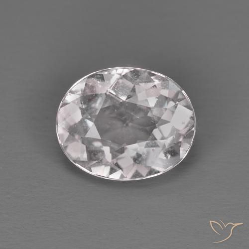 1.16ct 자연스러운 라이트 핑크 모르가나이트, 타원형, VS