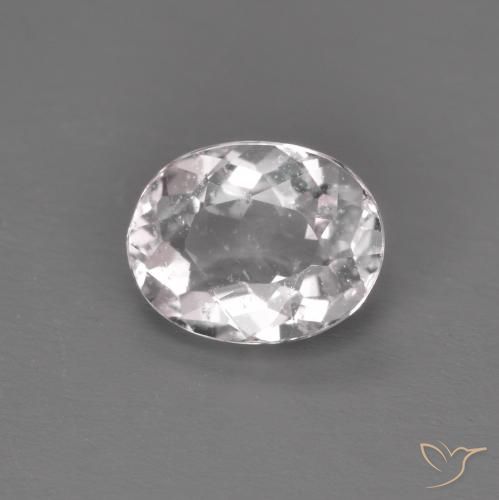 0.93ct 자연스러운 라이트 핑크 모르가나이트, 타원형, VS