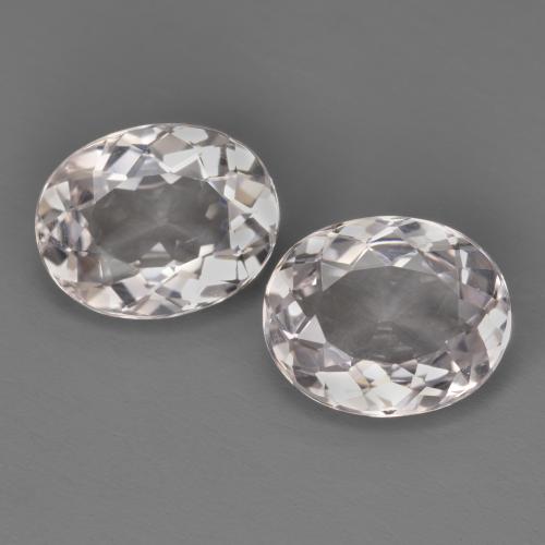 3.64캐럿 천연 라이트 핑크 모가나이트 보석, 타원형 컷, 9.2×7.5 mm, VVS-VS