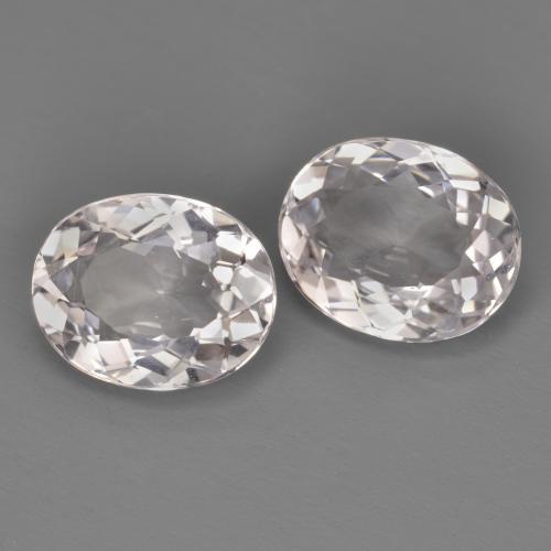 3.64캐럿 천연 라이트 핑크 모가나이트 보석, 타원형 컷, 9.2×7.5 mm, VVS-VS