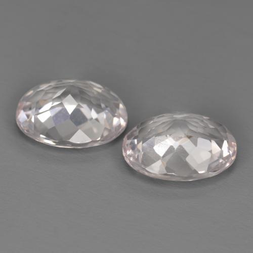 3.64캐럿 천연 라이트 핑크 모가나이트 보석, 타원형 컷, 9.2×7.5 mm, VVS-VS