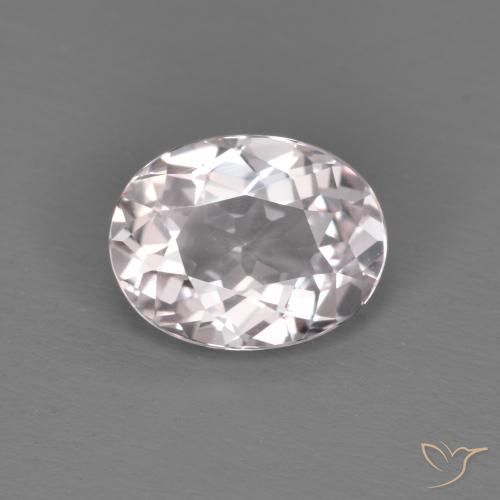 0.94ct 자연스러운 라이트 핑크 모르가나이트, 타원형, VVS