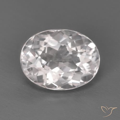 1.54ct 자연스러운 라이트 핑크 모르가나이트, 타원형, VVS
