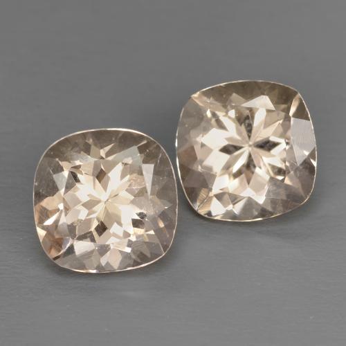 1.93캐럿 천연 미디엄 핑크 모르가나이트 보석, 쿠션 컷, VVS-VS