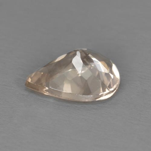 0.84캐럿 천연 미디엄 핑크 모가나이트, 배 모양, 7.9×6 mm, VS
