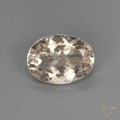 1.05ct 자연스러운 라이트 골든 모르가나이트, 타원형, VS
