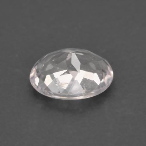 1.09캐럿 천연 라이트 핑크 모가나이트, 타원형 컷, 7.9×5.8 mm, VS