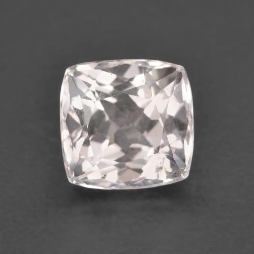 1.41캐럿 천연 라이트 핑크 모가나이트, 쿠션 컷, 6.5×6.7 mm, VS