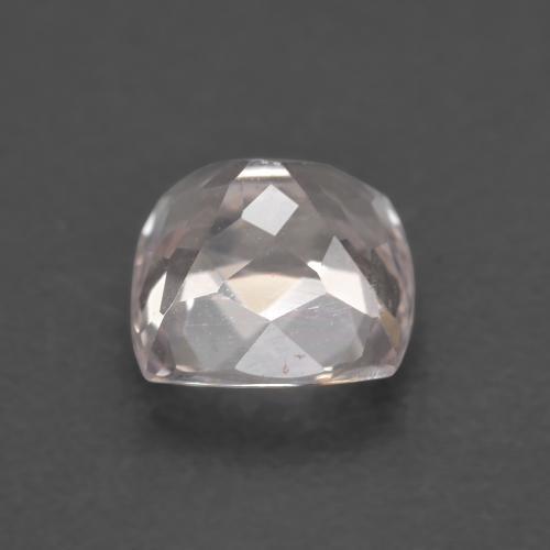 1.41캐럿 천연 라이트 핑크 모가나이트, 쿠션 컷, 6.5×6.7 mm, VS