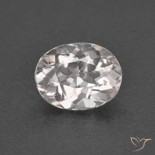 0.94ct 자연스러운 매우 밝은 분홍색 모르가나이트, 타원형, VS