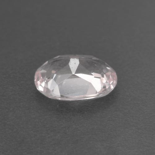0.63캐럿 천연 매우 연한 핑크 모가나이트, 타원형 컷, 6.8×5 mm, VS