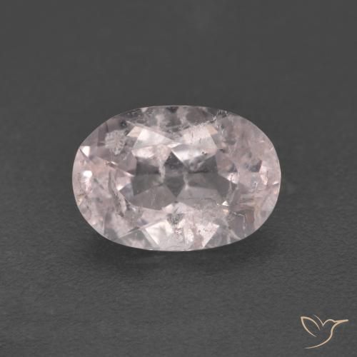1.03ct 자연스러운 플라밍고 핑크 모르가나이트, 타원형, SI