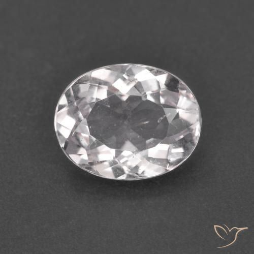 1.50ct 자연스러운 라이트 핑크 모르가나이트, 타원형, VS
