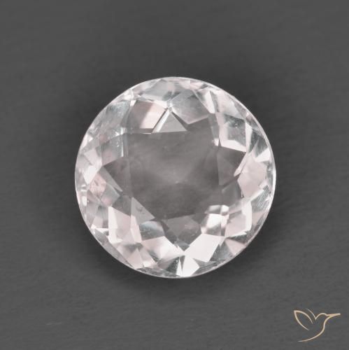 1.49ct 자연스러운 라이트 핑크 모르가나이트, 둥근, VS