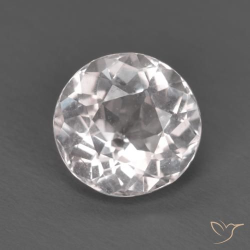 1.54ct 자연스러운 라이트 핑크 모르가나이트, 둥근, VVS-VS