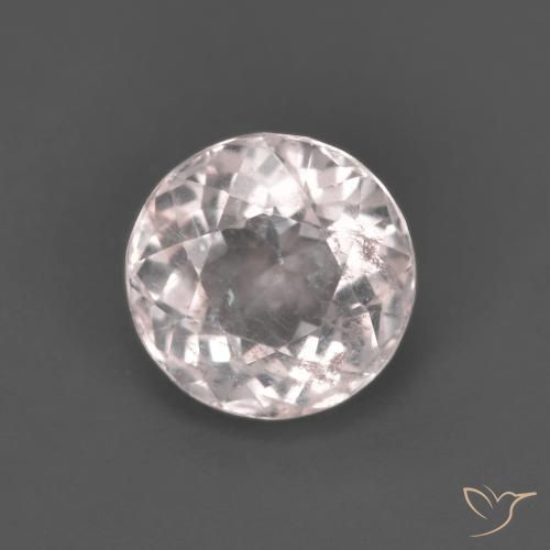 1.40ct 자연스러운 라이트 핑크 모르가나이트, 둥근, VS-SI