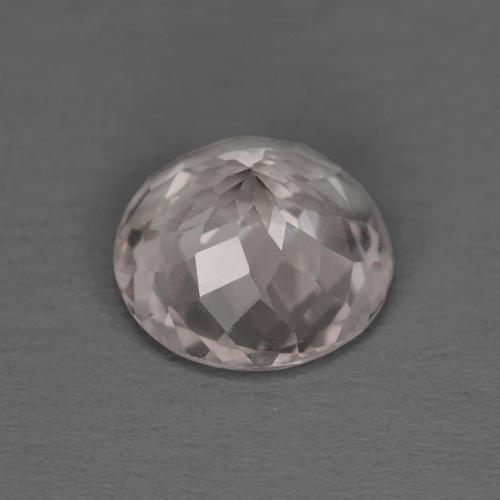 1.53캐럿 천연 라이트 핑크 모가나이트, 라운드 컷, 7.78 mm, VVS-VS