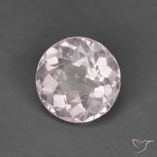 1.45ct 자연스러운 라이트 핑크 모르가나이트, 둥근, VS