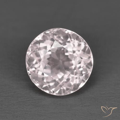 1.84ct 자연스러운 플라밍고 핑크 모르가나이트, 둥근, VS