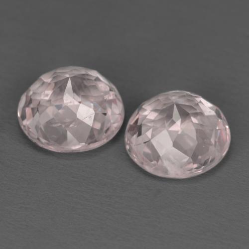 2.29캐럿 천연 플라밍고 핑크 모가나이트 보석, 라운드 컷, 6.80 mm, VS