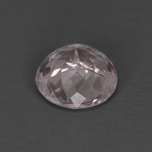 1.60캐럿 천연 플라밍고 핑크 모가나이트, 라운드 컷, 7.78 mm, VS