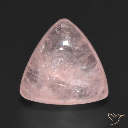 4.53ct 자연스러운 코랄 핑크 모르가나이트, 일조, 투명한